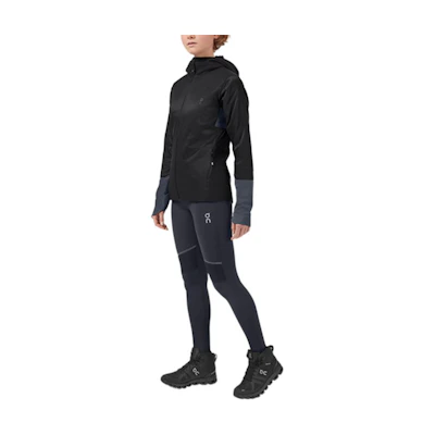 (Women) On Running Black Insulator Jacket - Breathable, Multi-Color Sports Design 244-00281