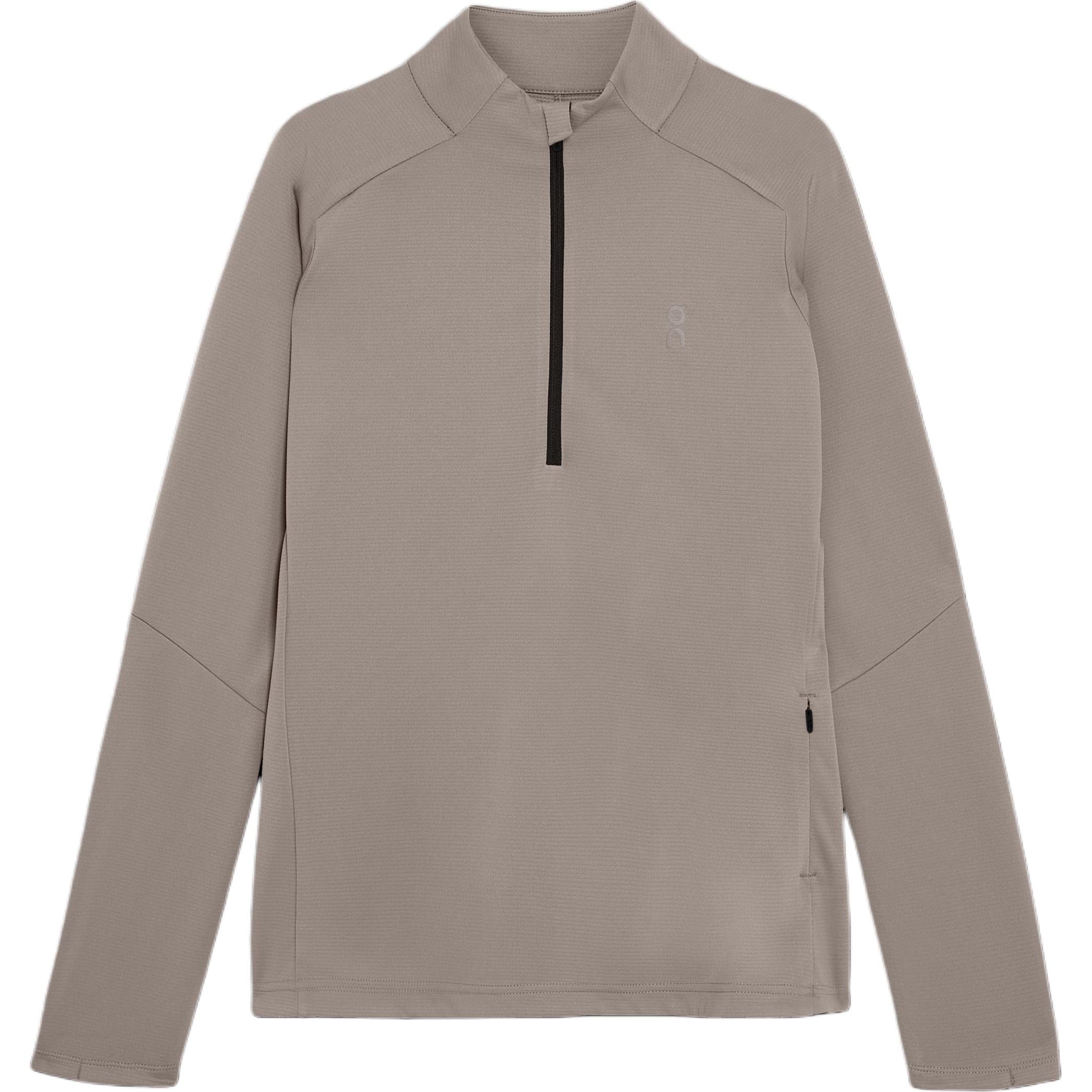 (Women) On Running Climate Quick-Dry Long Sleeve T-Shirt  - Charcoal Gray. 1WE10781933