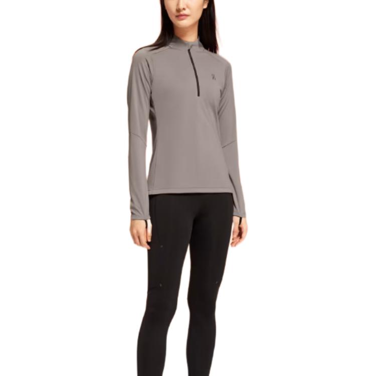 Lookbook (W) On Running 气候快干长袖T恤 - 炭灰色 1WE10781933