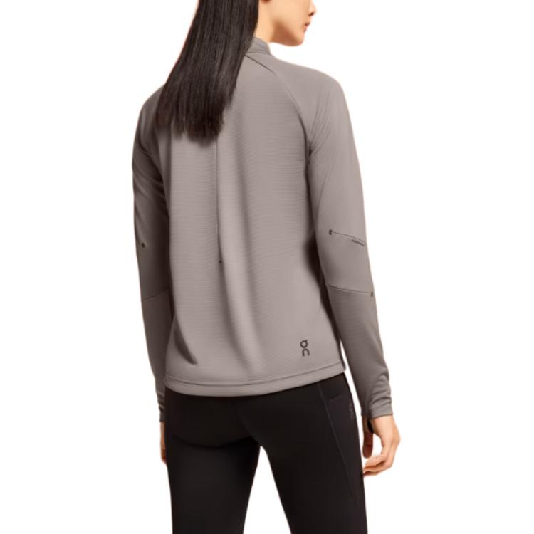 Shop (W) On Running 气候快干长袖T恤 - 炭灰色 1WE10781933