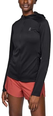 (W) On Running 氣候拉鍊連帽衫 黑色- 舒適跑步連帽衫 1WE10330553 Order (W) On Running 氣候拉鍊連帽衫 黑色- 舒適跑步連帽衫 1WE10330553