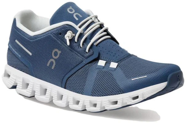 (W) On Running Cloud 5 Denim Putih 59.98901 Lookbook (W) On Running Cloud 5 Denim Putih 59.98901