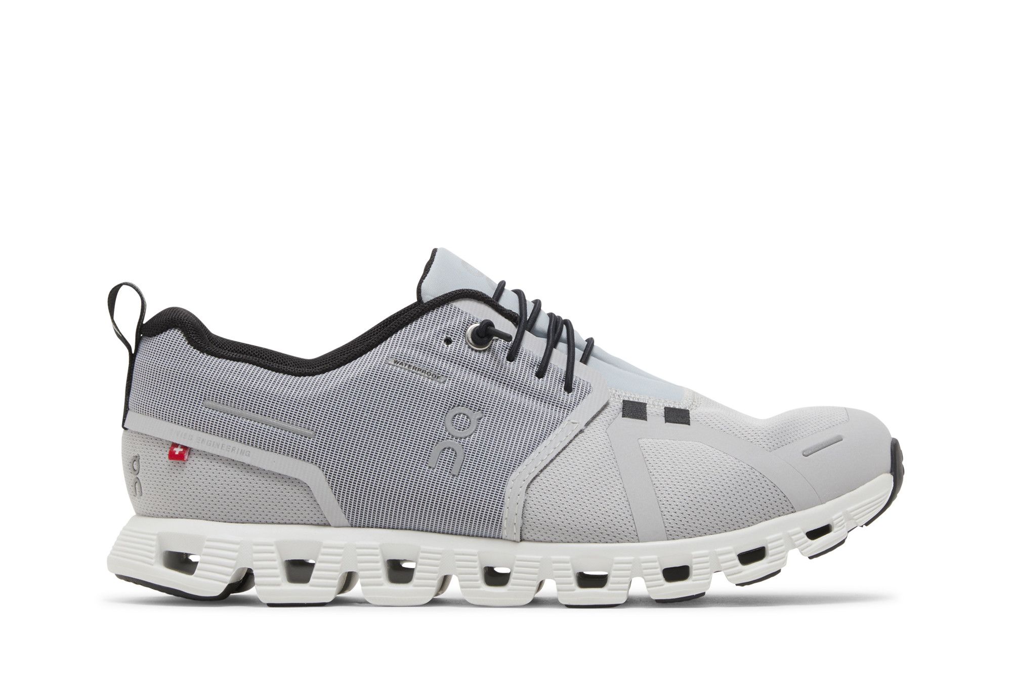 (Women) On Running Cloud 5 Waterproof Glacier Grey White 59-98837