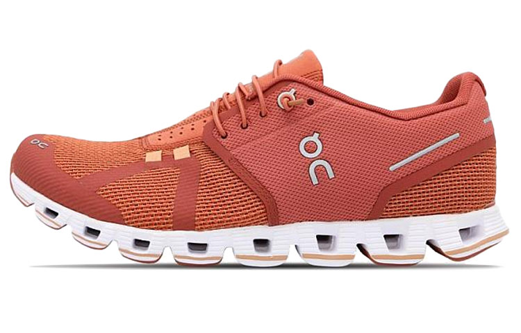Buy On昂跑 Cloud 輕量舒適運動 透氣 低筒 跑步鞋 女款 橙紅