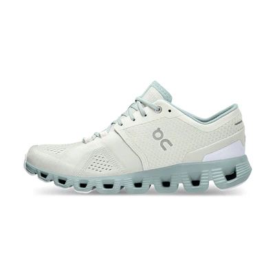 (W) On Running Cloud X Shift 'White Teal'