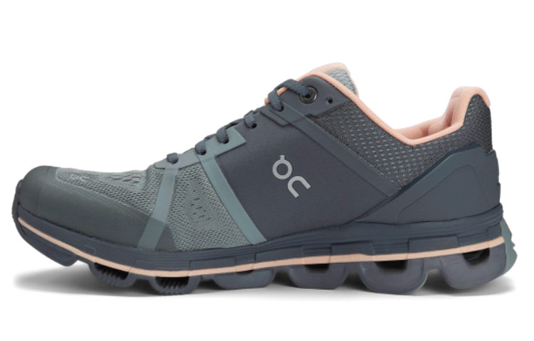 (W) On Running Cloudace 'Grey Green Pink'