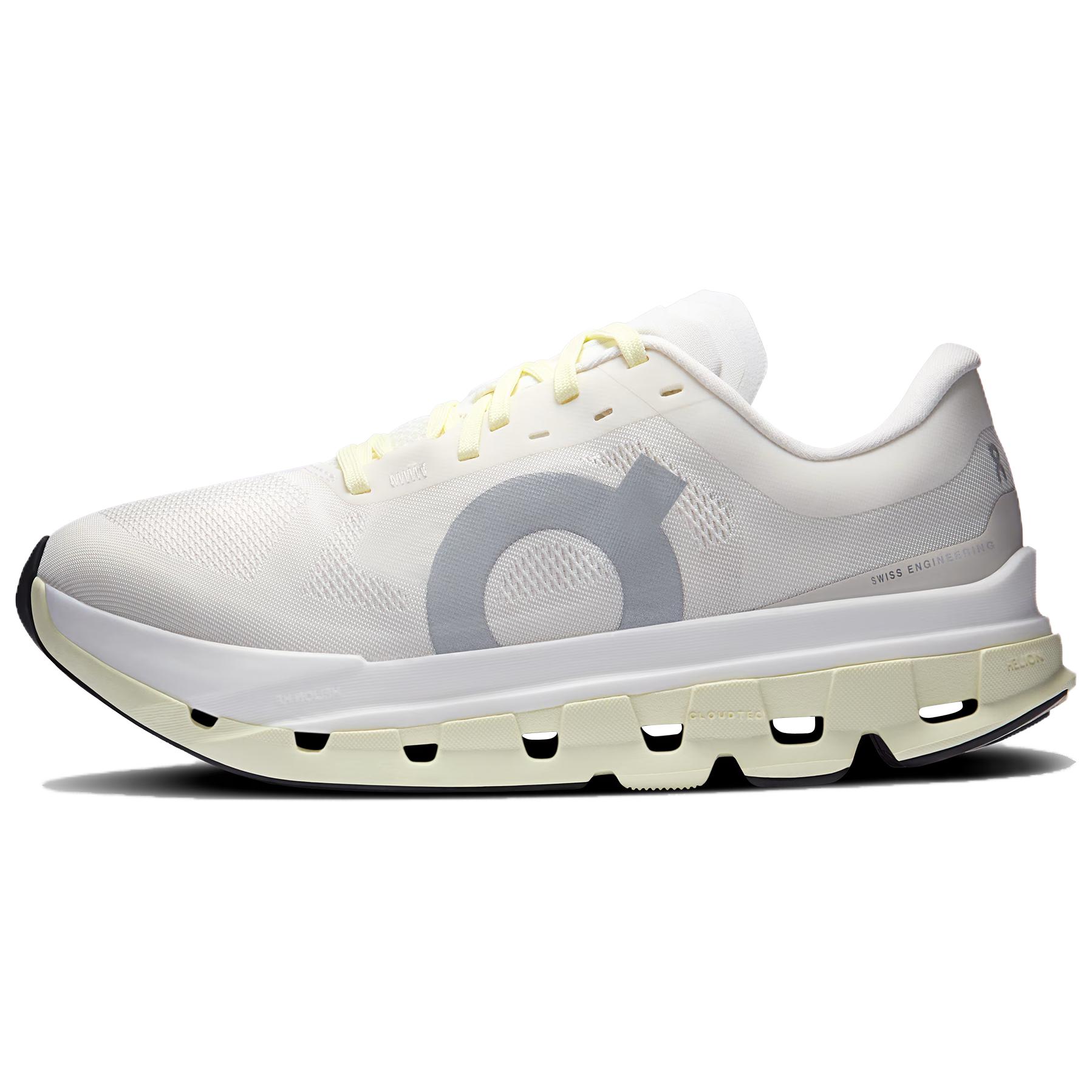 (Women) On Running Cloudflow 5 Comfortable Running Shoes Beige 3WF10094854