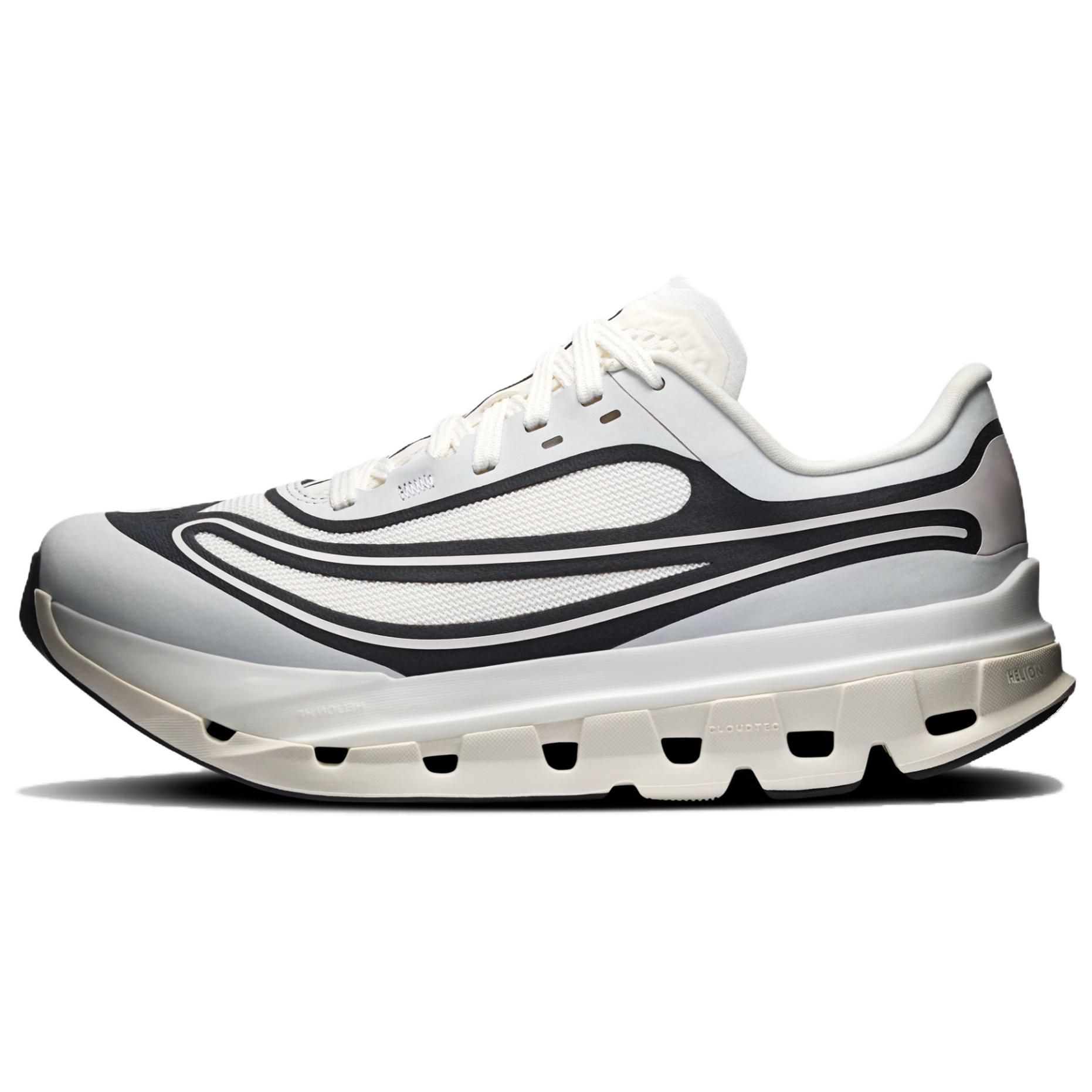 (Women) On Running Cloudflow 5 Shoes Grey White - Comfortable Casual Running Shoes 3WF30440791