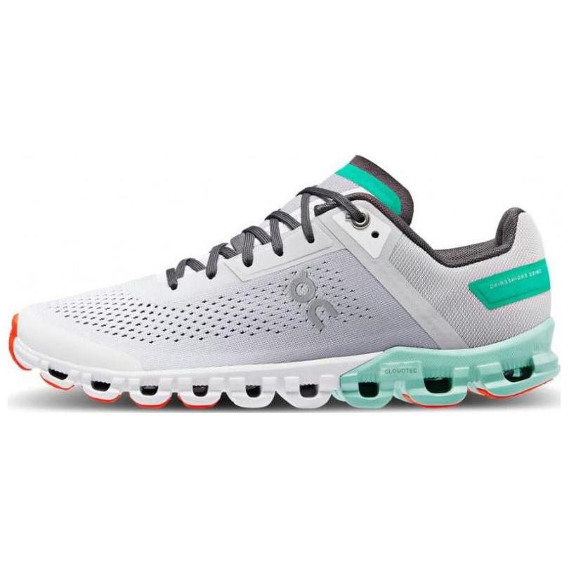 Buy On昂跑 On Cloudflow 防滑耐磨 低帮 跑步鞋 女款 灰綠