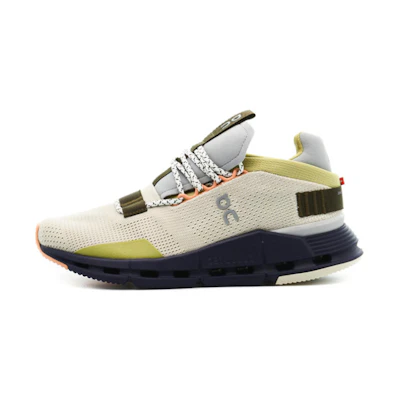 (W) On Running Cloudnova Cream Camo Navy