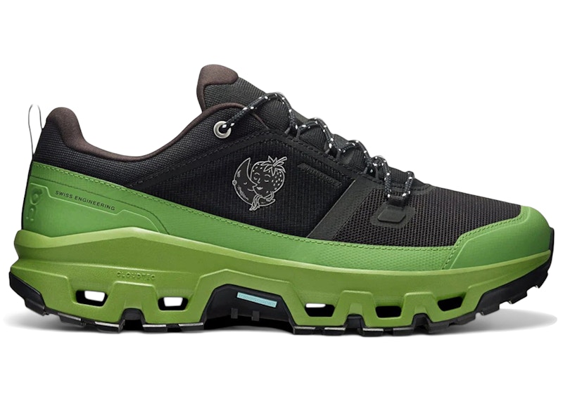 (Women) On Running Cloudrock Low Waterproof Sky High Farm Goods Celery 3WG11115557