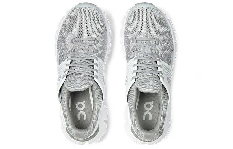 Lookbook On昂跑 Cloudswift 舒適 低筒 跑步鞋 女款 灰白