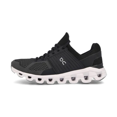 (W) On Running Cloudswift Black Rock White