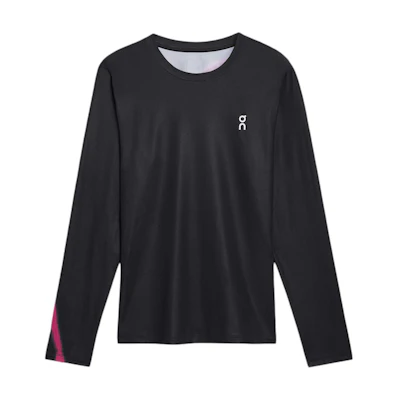 (Women) ON Running Court Long-T Black Comfortable Crewneck Long-Sleeve Shirt 1WE12880553