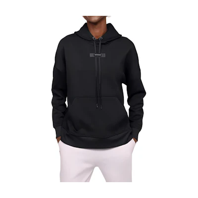 (Women) On Running Logo Hoodie Black 1WE11790553