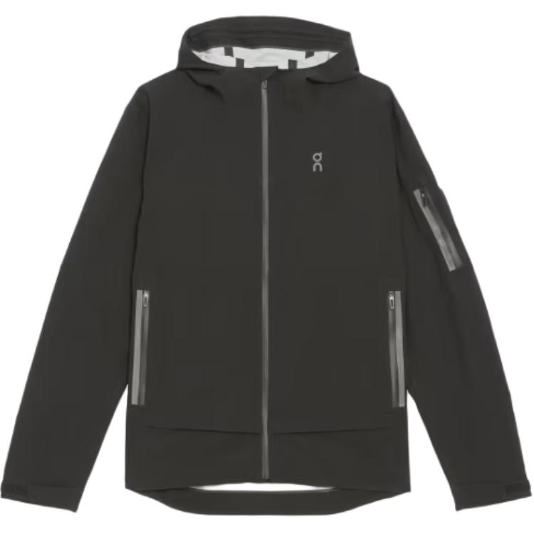 (Women) On Running Trek Waterproof Lightweight Durable Jacket  Black 1WE10380553