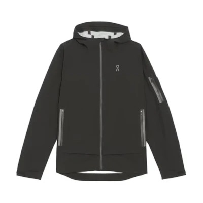 (Women) On Running Trek Waterproof Lightweight Durable Jacket Black 1WE10380553