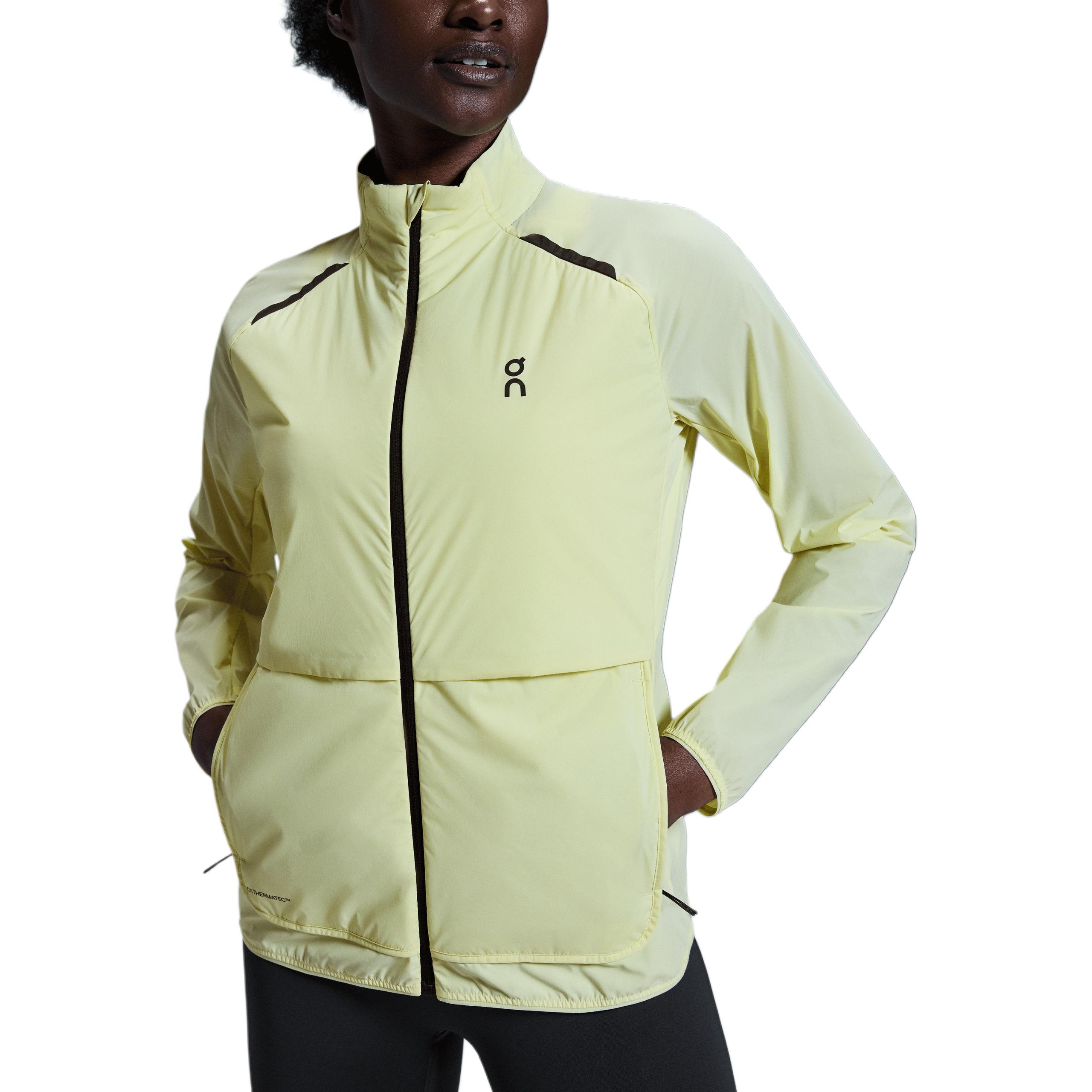 (Women) On Running Weather Insulated Windproof Comfort Jacket Women Yellow 1WE30081258