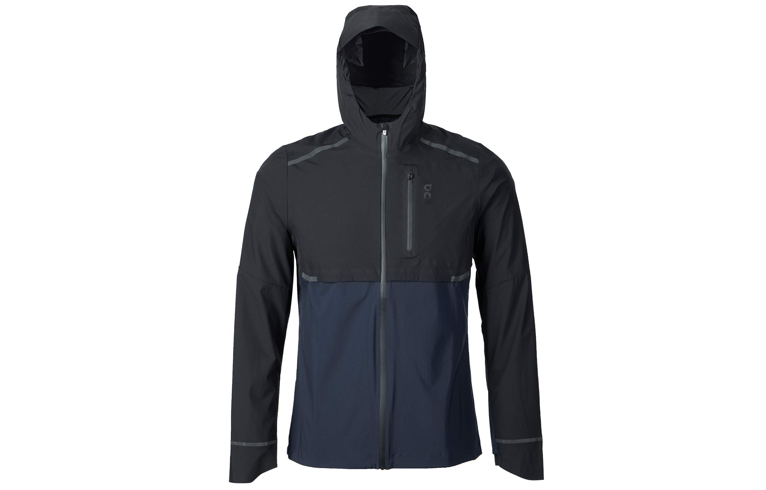 (Women) On Running Weather Jacket Lightweight Windbreaker Hoodie  Black 204.00248