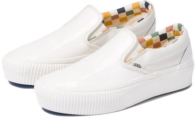 Vans Karina Rozunko x Slip-On Platform SF 'White' VN0A4MVC25K Lookbook Vans Karina Rozunko x Slip-On Platform SF 'White' VN0A4MVC25K