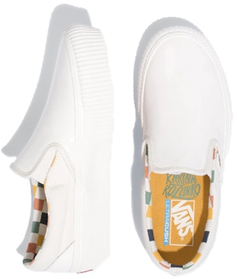 Vans Karina Rozunko x Slip-On Platform SF 'White' VN0A4MVC25K Shop Vans Karina Rozunko x Slip-On Platform SF 'White' VN0A4MVC25K