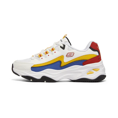 (W) Skechers D'LITES 4.0 One Piece 'White Multicolor'