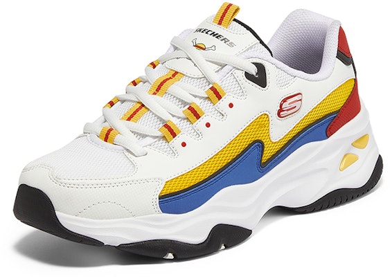 Women Skechers D LITES 4.0 x One Piece White Multicolor 896033