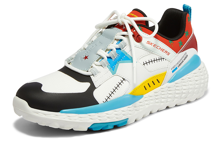 Lookbook (W) 斯凯奇 X 海贼王 怪兽 蓝白色款 896040-WMLT