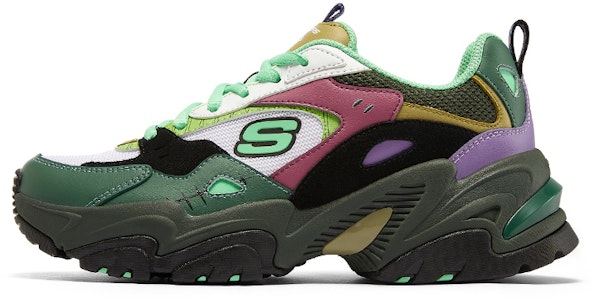 One Piece x Skechers STAMINA V2 海賊王聯名 索隆配色 減震防滑運動老爸鞋 女款 綠色 Buy One Piece x Skechers STAMINA V2 海賊王聯名 索隆配色 減震防滑運動老爸鞋 女款 綠色