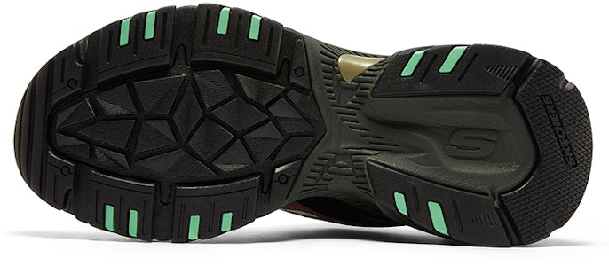 One Piece x Skechers STAMINA V2 海賊王聯名 索隆配色 減震防滑運動老爸鞋 女款 綠色 Details for One Piece x Skechers STAMINA V2 海賊王聯名 索隆配色 減震防滑運動老爸鞋 女款 綠色