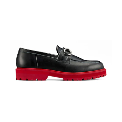 (W) Onitsuka Tiger Bit Loafer 'Black Classic Red'