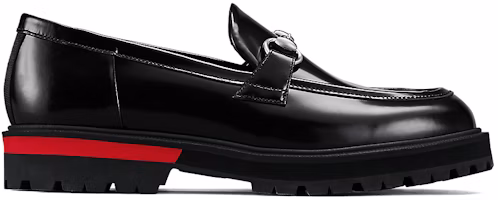 (Women) Onitsuka Tiger Bit Loafer 'Black Classic Red' 1182A529-001 (Women) Onitsuka Tiger Bit Loafer 'Black Classic Red' 1182A529-001