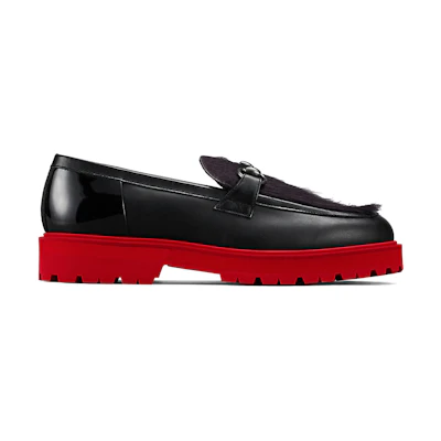 (W) Onitsuka Tiger Bit Loafer 'Black Classic Red'
