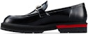 (W) Onitsuka Tiger Bit Loafer 'Hitam Merah Klasik' 1182A529-001