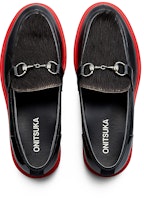 (W) Onitsuka Tiger Bit Loafer 'Hitam Merah Klasik' 1182A601-001 Details for (W) Onitsuka Tiger Bit Loafer 'Hitam Merah Klasik' 1182A601-001