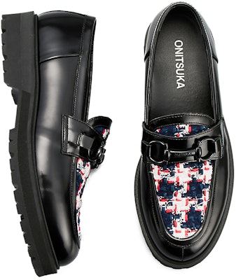 (Women) Onitsuka Tiger Bit Loafer 'Black Classic Red' 1182A630-002 Cheap (Women) Onitsuka Tiger Bit Loafer 'Black Classic Red' 1182A630-002