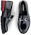 (W) Onitsuka Tiger Bit Loafer 'Hitam Merah Klasik' 1182A529-001
