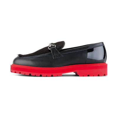 (W) Onitsuka Tiger Bit Loafer 'Black Red'
