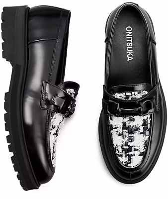 (Women) Onitsuka Tiger Bit Loafer 'Black White' 1182A630-001 Cheap (Women) Onitsuka Tiger Bit Loafer 'Black White' 1182A630-001
