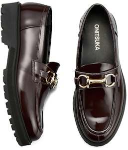 (W) Onitsuka Tiger Sepatu Loafer 'Burgundy' 1182A641-600 Cheap (W) Onitsuka Tiger Sepatu Loafer 'Burgundy' 1182A641-600