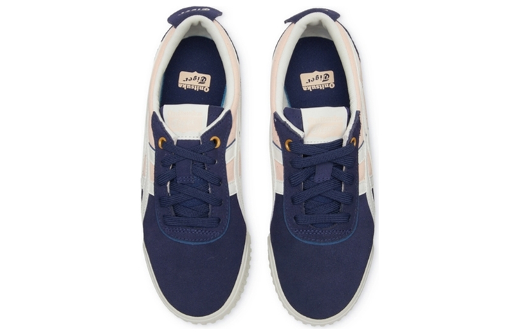 Purchase (W) オニツカタイガー DELEGATION-F ダークブルー/ピンク 1182A199-400