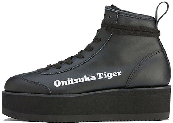 (Women) Onitsuka Tiger Delegation Chunk High Top Shoes 'Black Faux Fur' 1183B675-001 Buy (Women) Onitsuka Tiger Delegation Chunk High Top Shoes 'Black Faux Fur' 1183B675-001