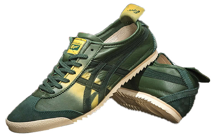 Shop (Women) Onitsuka Tiger Deluxe 'Green Yellow' TH9J4L-8404
