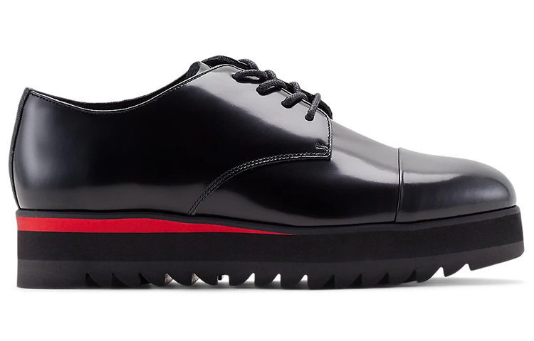 Order Onitsuka Tiger Derby 耐磨舒適厚底板鞋 女款 黑紅色