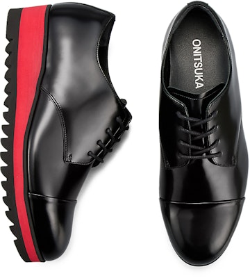 (Women) Onitsuka Tiger Derby 'Black Classic Red' 1182A638-002 Cheap (Women) Onitsuka Tiger Derby 'Black Classic Red' 1182A638-002