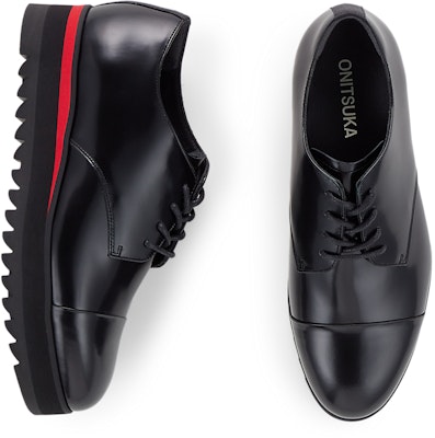 (Women) Onitsuka Tiger Derby 'Black Classic Red' 1182A290-004 Cheap (Women) Onitsuka Tiger Derby 'Black Classic Red' 1182A290-004