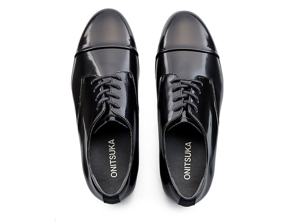Sizing (W) Onitsuka Tiger Derby 'Hitam Berkilat Hitam Berkilat' 1182A290-001