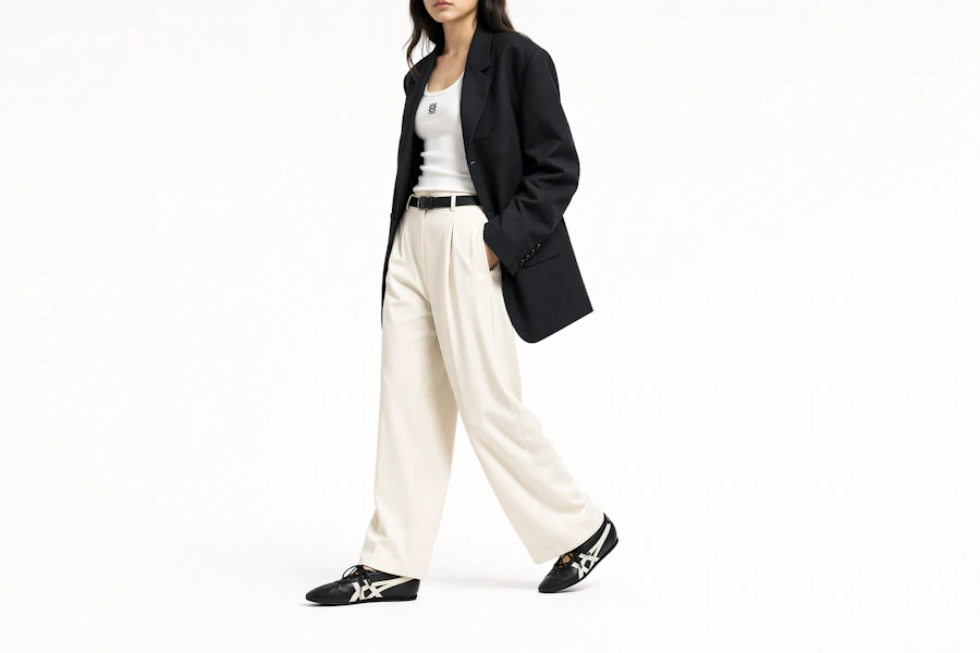 (W) Onitsuka Tiger GYMNARINA 黑色/奶油色 1182A704-001 Order (W) Onitsuka Tiger GYMNARINA 黑色/奶油色 1182A704-001