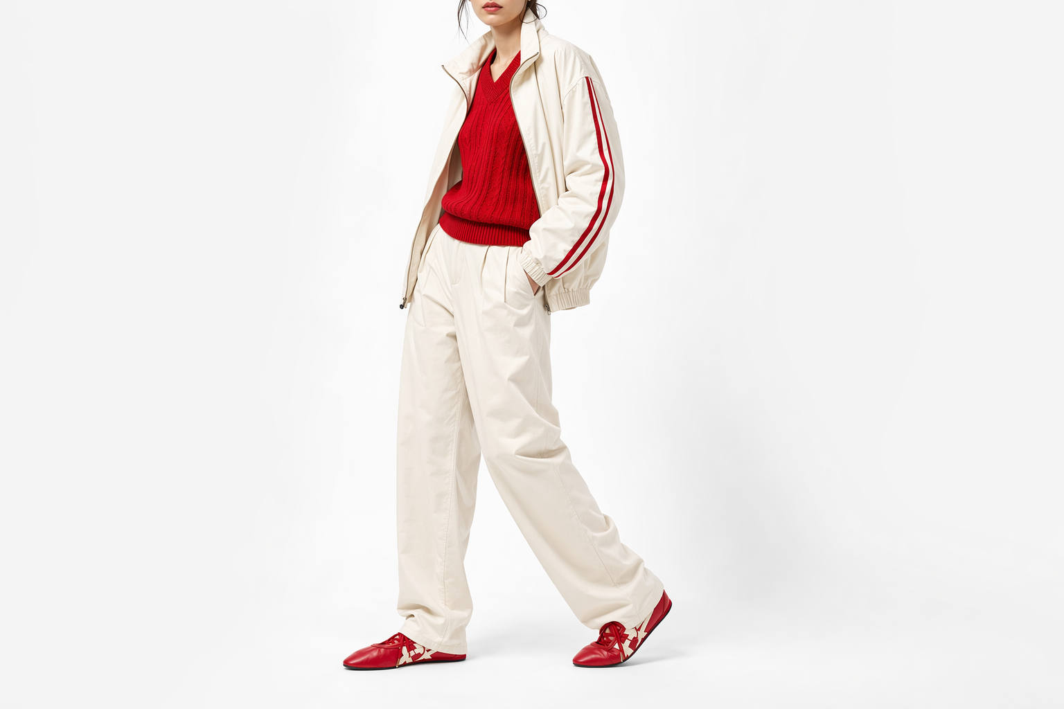 Order (Women) Onitsuka Tiger GYMNARINA CLASSIC RED/CREAM 1182A704-600