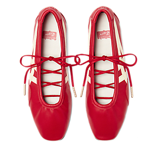 Sizing (Women) Onitsuka Tiger GYMNARINA CLASSIC RED/CREAM 1182A704-600